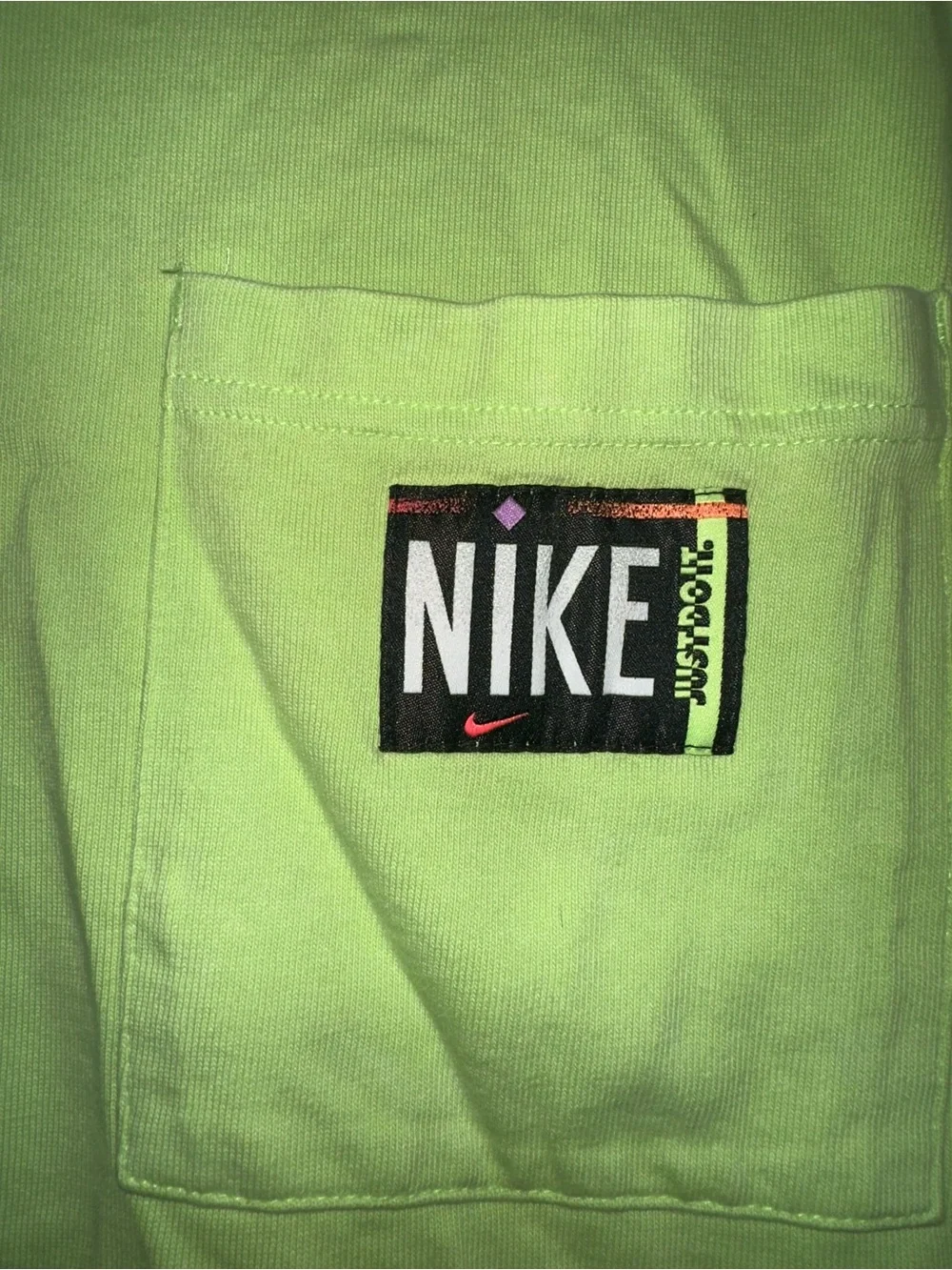 Nike Women’s Sporty  T-shirt Dress, Oversized XS In Lime Green